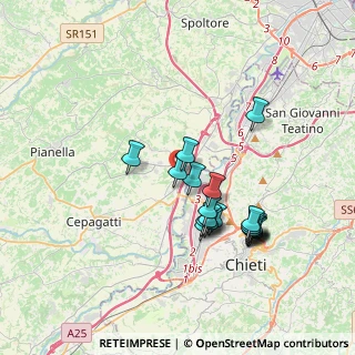 Mappa Via Milano, 65019 Pianella PE, Italia (3.5425)
