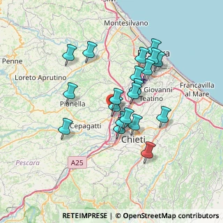 Mappa Via Milano, 65019 Pianella PE, Italia (6.4425)