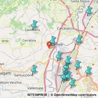 Mappa Via Milano, 65019 Pianella PE, Italia (2.88867)