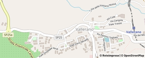 Mappa Vallerano