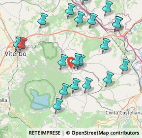 Mappa Via Aldo Moro, 01030 Vallerano VT, Italia (9.3845)