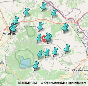 Mappa Via Aldo Moro, 01030 Vallerano VT, Italia (8.518)