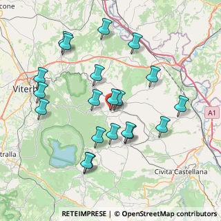 Mappa Via Don Minzoni, 01030 Vallerano VT, Italia (8.26)