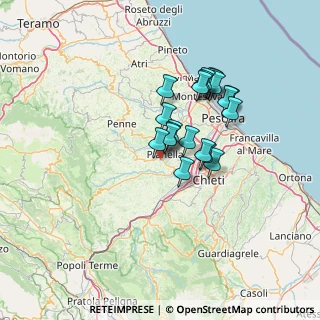 Mappa Contrada Garofalo, 65019 Pianella PE, Italia (10.9065)