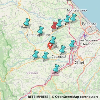 Mappa Contrada Garofalo, 65019 Pianella PE, Italia (7.46083)