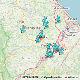 Mappa Contrada Garofalo, 65019 Pianella PE, Italia (7.27667)