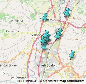 Mappa Via Padre Ugolino Frasca, 66013 Chieti CH, Italia (1.26846)