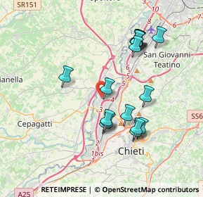 Mappa Via Padre Ugolino Frasca, 66013 Chieti CH, Italia (3.75353)