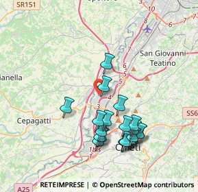 Mappa Via Padre Ugolino Frasca, 66013 Chieti CH, Italia (3.9205)