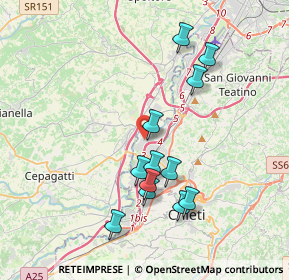 Mappa Via Padre Ugolino Frasca, 66013 Chieti CH, Italia (3.7875)