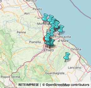 Mappa Via Padre Ugolino Frasca, 66013 Chieti CH, Italia (8.64471)