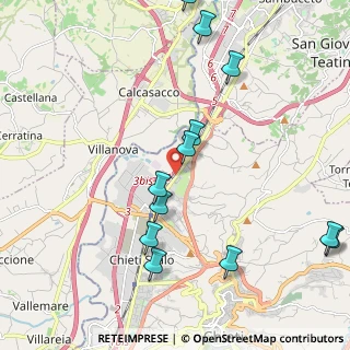 Mappa Via dell'unità d'italia, 66100 Chieti CH, Italia (2.54083)