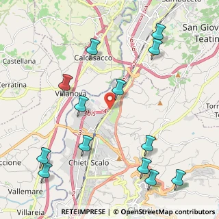 Mappa Via dell'unità d'italia, 66100 Chieti CH, Italia (2.74846)