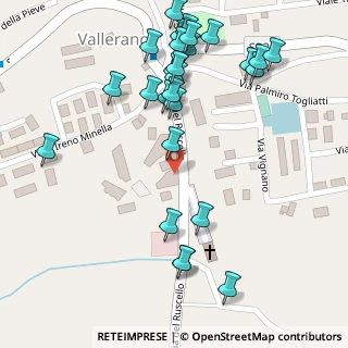 Mappa Via del ruscello, 01030 Vallerano VT, Italia (0.15926)