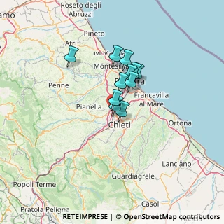 Mappa RA12, 66100 Chieti CH, Italia (8.97091)