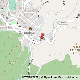 Mappa Via Vallerano, 39, 01030 Canepina VT, Italia, 01030 Canepina, Viterbo (Lazio)