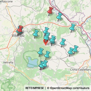 Mappa Via Vallerano, 01030 Canepina VT, Italia (7.6875)