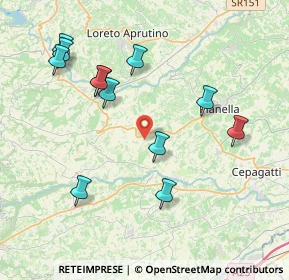 Mappa Contrada Cordano, 65014 Loreto Aprutino PE, Italia (4.36)