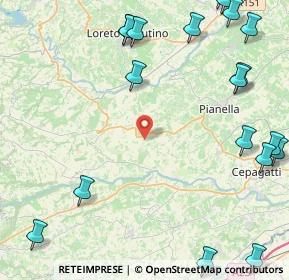 Mappa Contrada Cordano, 65014 Loreto Aprutino PE, Italia (6.8755)