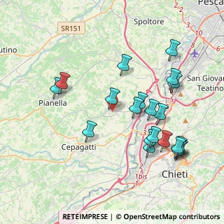 Mappa Via Foro, 65019 Pianella PE, Italia (4.3255)