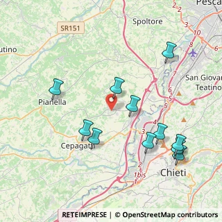Mappa Via Foro, 65019 Pianella PE, Italia (4.47545)
