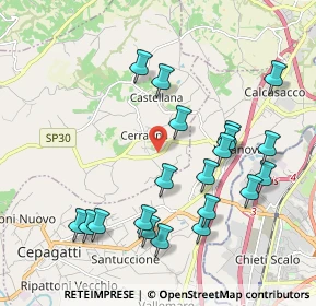 Mappa Via S. Vincenzo, 65019 Pianella PE, Italia (2.218)