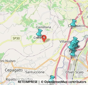 Mappa Via S. Vincenzo, 65019 Pianella PE, Italia (2.81455)