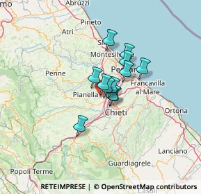 Mappa Via S. Vincenzo, 65019 Pianella PE, Italia (7.785)