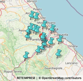 Mappa Via S. Vincenzo, 65019 Pianella PE, Italia (10.70944)