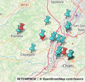 Mappa Via S. Vincenzo, 65019 Pianella PE, Italia (4.2515)