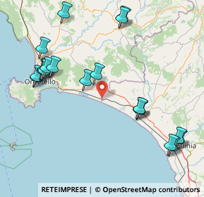 Mappa Str. Pescia Fiorentina Chiarone, 58011 Capalbio GR, Italia (20.2025)