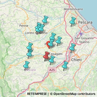 Mappa Contrada Pratodonico, 65019 Pianella PE, Italia (6.90375)
