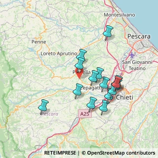 Mappa Contrada Pratodonico, 65019 Pianella PE, Italia (7.07533)