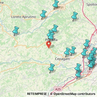 Mappa Contrada Pratodonico, 65019 Pianella PE, Italia (6.156)