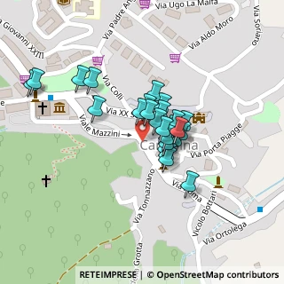 Mappa Piazzale Caduti e Dispersi della seconda guerra mondiale, 01030 Canepina VT, Italia (0.084)