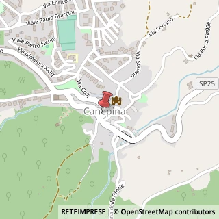 Mappa Piazza Camillo Benso Conte di Cavour, 14, 01030 Canepina, Viterbo (Lazio)
