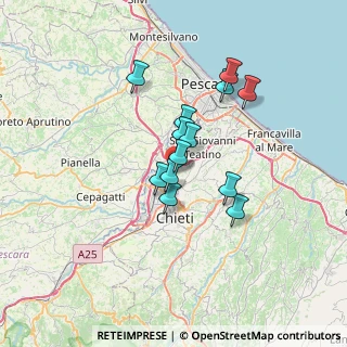 Mappa Strada di Fosso Paradiso, 66100 Chieti CH, Italia (5.40615)