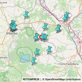 Mappa Via Fontana Nuova, 01030 Vallerano VT, Italia (9.3755)