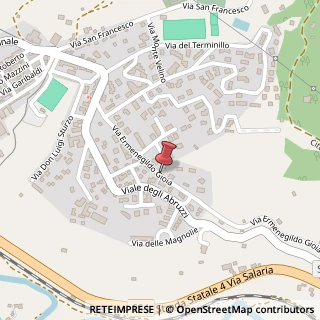 Mappa Via Ermenegildo Gioia, 19, 02015 Cittaducale RI, Italia, 02015 Cittaducale, Rieti (Lazio)