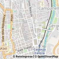 Mapa Cosenza