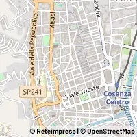 Hartă Cosenza