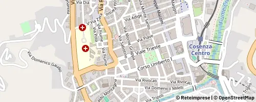 Mappa Cosenza
