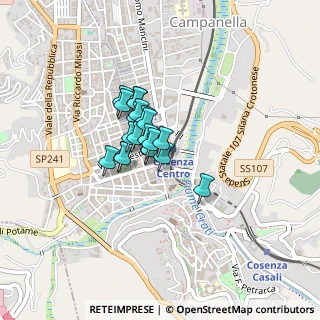 Mappa Piazza Giacomo Matteotti, 87100 Cosenza CS, Italia (0.258)