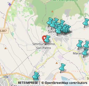 Mappa Via Piersanti Mattarella, 09040 Maracalagonis CA, Italia (2.3665)