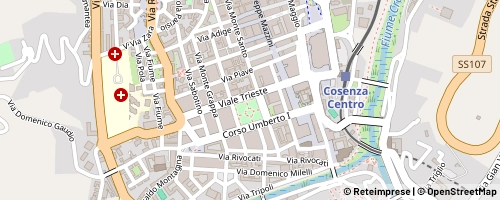Mappa Cosenza