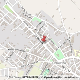 Mappa Via Stazione, 70, 09010 Uta, Cagliari (Sardegna)
