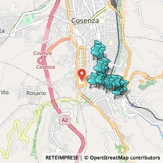 Mappa Via del Cadore, 87100 Cosenza CS, Italia (0.744)