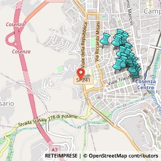Mappa Viale della Repubblica n°101 Piano, 87100 Cosenza CS, Italia (0.6815)