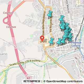 Mappa Viale della Repubblica n°101 Piano, 87100 Cosenza CS, Italia (0.6395)
