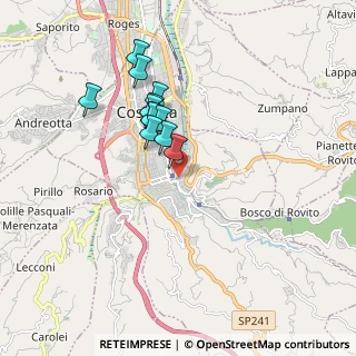Mappa Via San Francesco, 87100 Cosenza CS, Italia (1.6325)